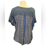 Wild Blue XL  X Sadie Robertson Blue T Shirt Lightweight Scarf Mediterranean Photo 2