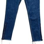 Levi's Levi’s 721 Women’s Vintage High Rise Skinny Jeans Size 30 Orange Tab Zip Ankle Photo 4