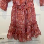 MISA Los Angeles Washed Rose Pink Danae Floral Blouson Mini Dress Sz XS NWT Photo 8