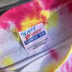 Hanes PINK AND YELLOW SWIRL TIE DYE T-SHIRT Photo 2