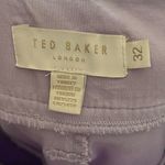 Ted Baker  High‎ Waist Paper Bag Tapered Leg Cargo Pants Lavender Size 32 Photo 4