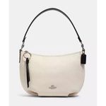 Coach Vintage  White Ivory Bone Leather Small Skylar Hobo Shoulder Hand Bag Photo 2