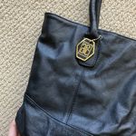 A.P.C. Vintage Black Shoulder Bag Genuine Leather Handbag Pockets Like New Photo 2