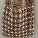 Haute Hippie  Brown Tote with Studded Embellishments Photo 3