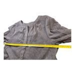 Simply Southern  Corduroy Button‎ Down Dress Gray Peasant Boho Size Large Photo 4