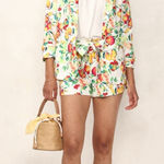 LC Lauren Conrad  Women’s Blazer Fruit Floral Button Front Size S NWOT Photo 0