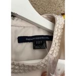 French Connection New with tags womens shimmery beaded sequin cream mini dress S Photo 2