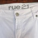Rue 21 White Denim Jeans Cropped Photo 9