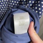 Fossil  100% silk polka dot mini dress twee girly navy size 0 Photo 1