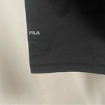 FILA Large Matte Black Drawstring Hiking Pants Roll Up Convertible Outdoor Camp Photo 4