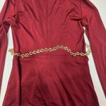 L'Agence  Thea Twist Front Dress in Black Cherry Size 0 Photo 12