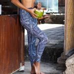 Lorna Jane 𝅺euc  Bohemian Babe Full Length Tight leggings sz extra small Photo 1