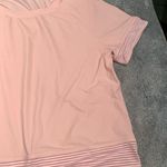 Lululemon  Athletica Light Pink Short Sleeve Tee Photo 2