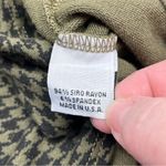 Bryn Walker  Green Houndstooth Womens Size XXS‎ Tunic Top Oversized Mock Neck Photo 3