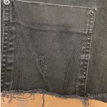 Sacada Black Denim Festival Grunge Punk Goth Cut Off High Rise Denim Shorts Photo 3