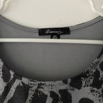 Forever 21 Gray Zebra Graphic Shortsleeved Mini Bodycon Dress Photo 3