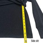 Sundry  Rise and Grind Grey Jersey Knit Comfort Crewneck Long Sleeve Coastal S Photo 8