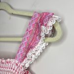 NEW NWT Bell Christine Pink Hearts Tiered Maxi Dress‎ XL MSRP $408 Cotton Silk Photo 4