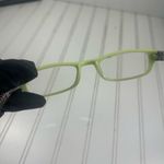 Women’s Lime Green Rectangular Eyeglasses Stripe Arms | Fashion Reading Glasses Photo 5