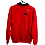 Jerzees Vintage 90s Grandma Music Scale Collar Crewneck Sweater Size L Artsy Photo 1