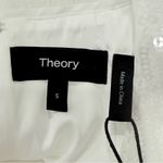 Theory  Sequin T-Shirt Mini Dress Oversized White Small Chic Holiday Bridal Party Photo 8