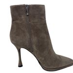 Vince Camuto Pitonnda Dress Boots 7.5 Womens Leather Suede Pointed Toe Sable Chi Photo 3