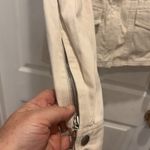 EXPRESS ‎ Beige Cotton Jacket Womens Size 10 Full Zip Moto Biker Photo 4