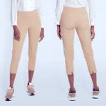 Piazza Sempione  Audrey Wool Blend Trousers Gold Fleck Pattern Photo 1