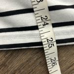 Stella Striped Crochet Trim Babydoll Tank Top Women's Size Medium White Photo 9