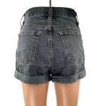 Urban Outfitters  BDG Black Washed High Rise Cuffed Denim Jean Shorts Size 26 Photo 2