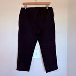 Lafayette 148 Lexington crop‎ side zip pants Black Size 14 Photo 4