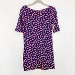 Lilly Pulitzer NWOT Somerset Dress Bocce Lips Print Valentines Navy Pink Sz XS Photo 7