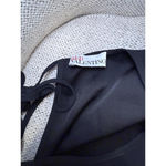 REDValentino Ruffle Sleeve Satin Top – Size 44/ US 8 Black Photo 5