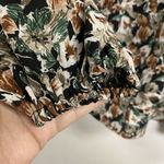 Ava James Sheer Floral Blouse Women’s Large Top Cottagecore Farmcore Lightweight Photo 5