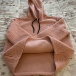 FILA Josephine Pink Sherpa Logo Hoodie Cropped Jacket, size M Photo 13