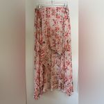 ALLSAINTS  Slvina Momo Asymmetrical Floral High-Low Skirt Size 12 Photo 7