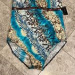 Lane Bryant Venezia Sport One Piece Tropical Swim One Piece Halter NWT Photo 4