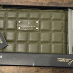 London Fog  Olive Quilted Wallet and Key Fob Set Photo 0