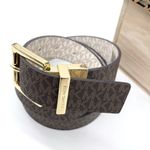 Michael Kors MK Signature Reversible Leather Belt Photo 3
