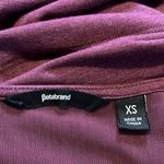 Betabrand XS Pose Peplum Wrap Top Rouge Shirt Photo 7