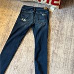 American Eagle Outfitters Women's Distressed Blue Skinny Jeans Photo 1