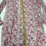 LuLaRoe  Pink and White Floral Cardigan Size L Photo 4