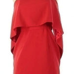 Jay Godfrey  | Red Strapless Formal Cocktail Holiday Party Dress Size 4 Small Photo 0