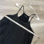 Meo Meli Dress silk flowy mini womens Black one size minimalist dark contempory Photo 2