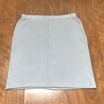 Red Knitted Pencil Skirt with Elastic Waist Band Photo 0