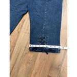 Tommy Hilfiger Women's Size 10 Capri Jeans Lace-Up Hem Dark Wash Y2K Style Photo 10