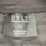 BYLT Premium Basics Lounge Pants Drawstring Pockets Split Hem Black Size M Size M Photo 7