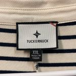 Tuckernuck Long Sleeve Navy Stripe Ashton Knit Polo Dress Women’s Size XXL Blue Photo 8