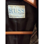 Liz Claiborne Women's Russ Petite Blazer Brown Pink Plaid Size Petite Photo 2