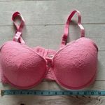 Juicy Couture Padded Pink Lace Adjustable Straps Women’s Cup Size 38DD Barbie Photo 8